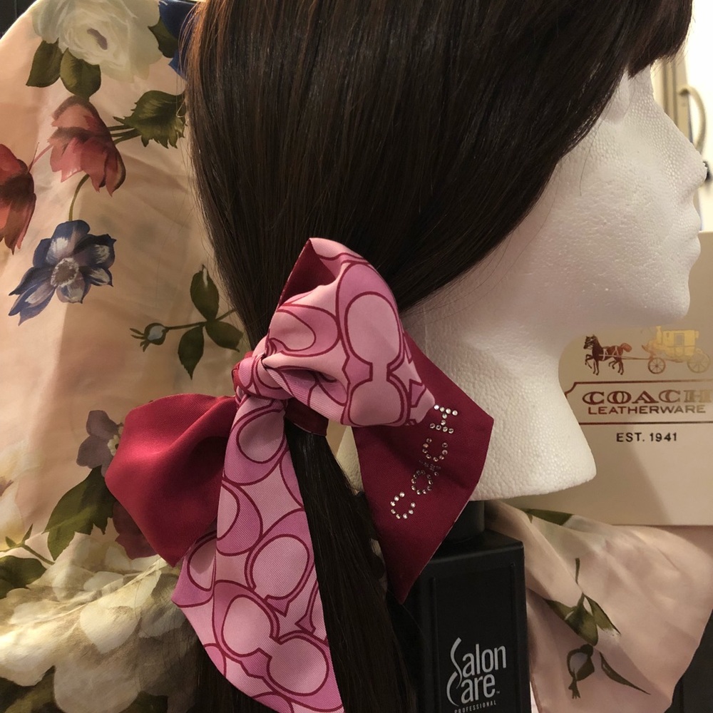 COACH Signature Pony Scarf